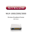 Sitecom WLK-2000 router