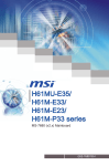 MSI H61M-E33 motherboard