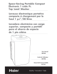 Haier HLP21N washing machine