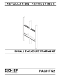 Chief PACHFK2 mounting kit