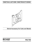 Chief PAC790 mounting kit