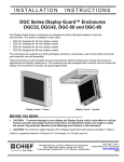 Chief DGC42S mounting kit