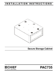 Chief Secure Storage Cabinet