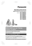 Panasonic KX-TG6644B telephone