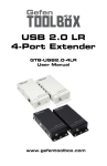 Gefen GTB-USB2.0-4LR console extender