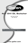 Gefen EXT-DVI-441DL video switch