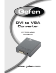 Gefen EXT-DVI-2-VGAN video converter