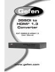 Gefen EXT-3GSDI-2-HDMI1.3 video converter