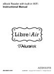 Aluratek AEBK02FB e-book reader