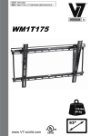 V7 WM1T175 flat panel wall mount