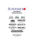 Supermicro SBM-XEM-X10SM network switch