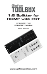 Gefen ToolBox 1:8 Splitter for HDMI with FST and 3DTV