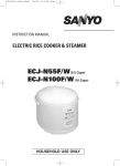 Sanyo ECJ-N100F rice cooker