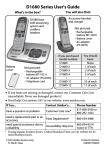 Uniden D1680-4 telephone