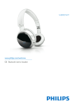 Philips Bluetooth stereo headset SHB9001WT