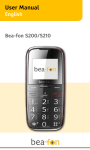 Beafon S200 2" 100g Black mobile phone