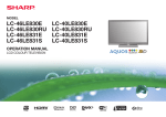 Sharp LC-40LE830E 40" Full HD 3D compatibility Black LCD TV