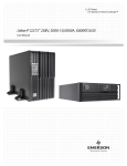 Emerson Liebert GXT3 On-Line RT 6000VA