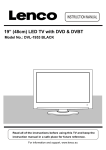Lenco DVL-1953B 19" HD-Ready Black