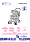 Graco Mirage + TS w parent tray & boot