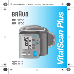 Braun VitalScan Plus BP1700