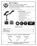 B-Tech BT7384 flat panel desk mount