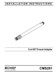 Chief CMS261 mounting kit