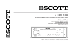 SCOTT I-XCR 100 car media receiver