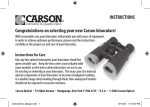 Carson XM-042HD binocular