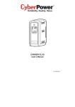 CyberPower CP900EPFCLCD uninterruptible power supply (UPS)