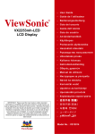 Viewsonic LED LCD VX2253MH-LED LED display