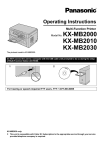 Panasonic KX-MB2010 multifunctional