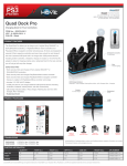 dreamGEAR Quad Dock Pro for PS3 Move