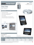 dreamGEAR i.Sound Dual View for iPad