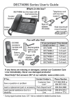 Uniden DECT4096 telephone