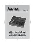 Hama Video switching console