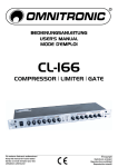 Omnitronic CL-166 Compressor/limiter/gate