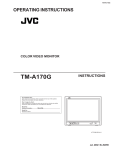 JVC TM-A170G monitors CRT