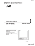 JVC TM-A101G monitors CRT