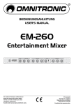 Omnitronic EM-260