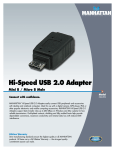 Manhattan Hi-Speed USB Adapter