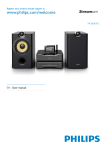 Philips Streamium Wireless Hi-Fi system for Android™ WMS8080
