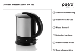 Petra WK 186 electrical kettle