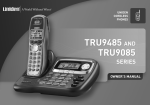 Uniden TRU9485-2 telephone