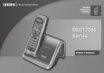 Uniden DECT2060-2 telephone