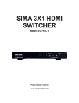 Sima VS-HD31 video switch