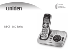 Uniden DECT1580 telephone