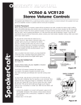 SpeakerCraft VCR120