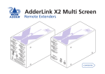 ADDER ADDERLink X2 MultiScreen