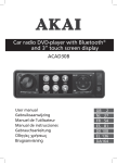 Akai ACAD30B car media receiver